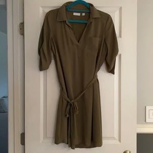 Army green Dress